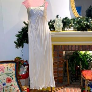 One strap gown